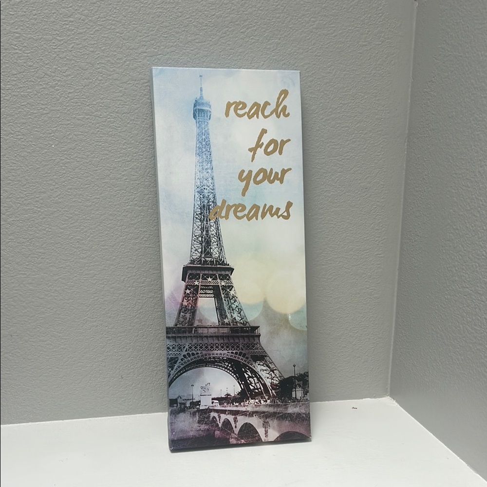 Eiffel Tower Inspirational Wall Art